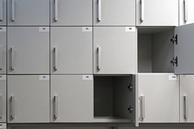 locker cabinet for hotel changing room